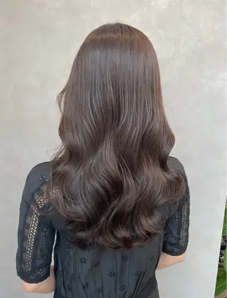 セミロング カラー 🌿レイヤー赤み消し 🌿西村拓也のヘアスタイル