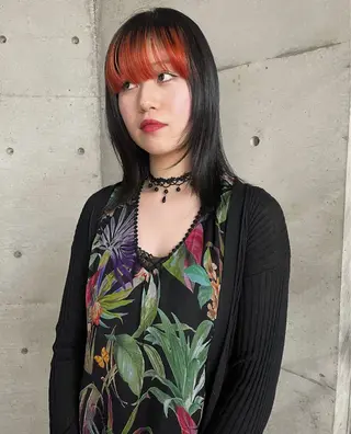 ミディアム son hair所属・葉 /透明感カラーのヘアスタイル