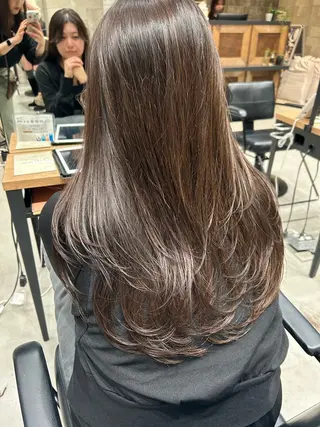 セミロング The C海老名店所属・🕊️柳谷 壽里🕊️のヘアスタイル