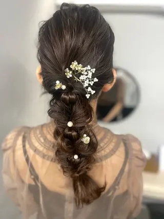 ミディアム 🌟髪質改善ケアカラ ー美髪縮毛矯正y🌟のヘアスタイル