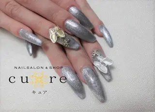 ロング ネイル ネイルサロン Cureのネイルデザイン