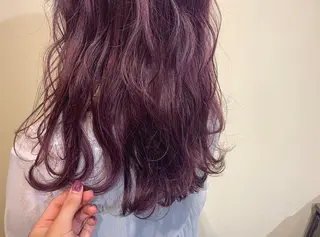 セミロング カラー ヘアアレンジ たかいわ みきのヘアスタイル