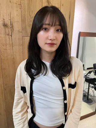 ミディアム カラー 赤み消しカラー / ヨシダトモキのヘアスタイル