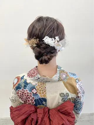 ミディアム ヘアアレンジ 初めてのショート お任せください✂️のヘアスタイル