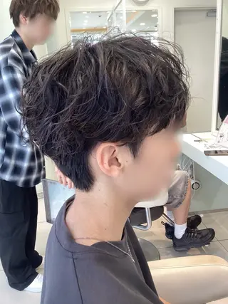 パーマ メンズ 【𝐀𝐬𝐡-池袋 】ひな 🎀💭のヘアスタイル
