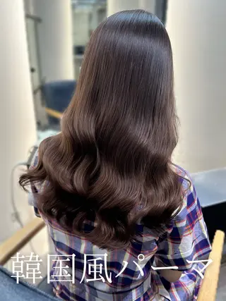 ロング 韓国風パーマ/ 韓国ヘア/大森千寛のヘアスタイル