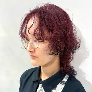 ショート カラー デザインカラー/パー マ🦖外岡咲希🦖のヘアスタイル