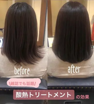 ミディアム カラー 💫期間限定価格💫 似合わせカット🧚のヘアスタイル