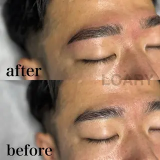 メンズ アイブロウ LOARY所属・LOARY 五日市店のネイルデザイン