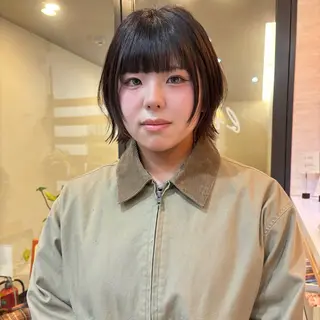 ミディアム 似合わせボブカット/ 髪質改善/細川実知香のヘアスタイル