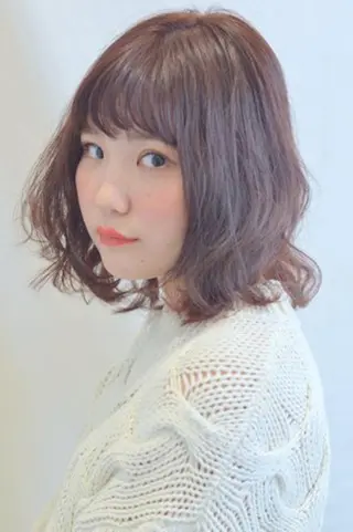 ショート ミディアム 岸川 恭子のヘアスタイル