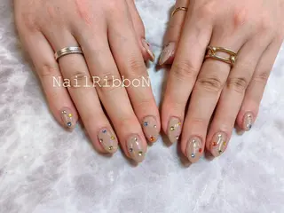 ネイル ネイルリボン 石田のネイルデザイン