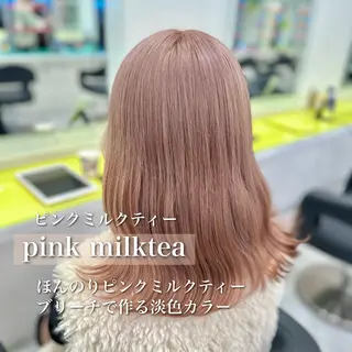 セミロング カラー ♡ダブルカラー特化♡ miyuのヘアスタイル