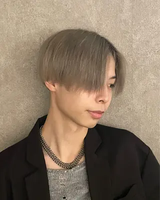 ショート こだわりハイトーン/ ケアブリーチ/岸のヘアスタイル