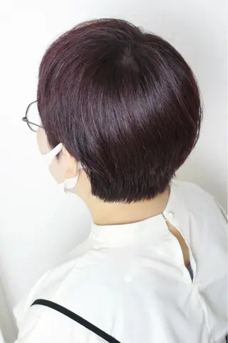 ショート カラー 土居 正季のヘアスタイル