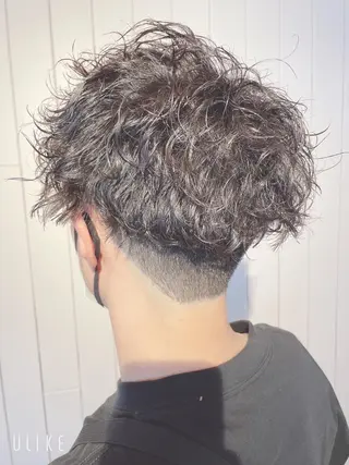 ショート パーマ メンズ ❣️モードケイズ塚口 和田一将のヘアスタイル