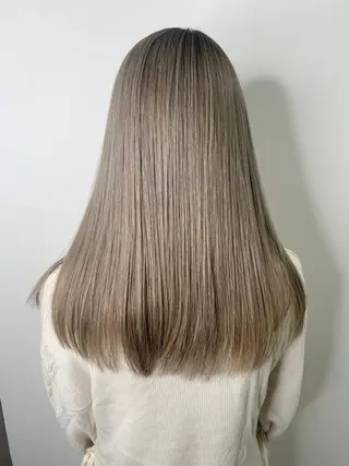 セミロング カラー 亀井寿葵  京橋 /韓国ヘア/レイヤーのヘアスタイル