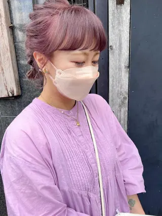 セミロング カラー カラーパティシエ facce🌼ikoのヘアスタイル