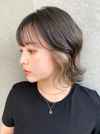 ショート カラー 韓国ヘア/艶カラー /田中悠佑のヘアスタイル