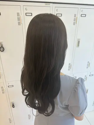ロング カラー 髪質改善/艶カラー/ メンズパーマ/鈴木のヘアスタイル