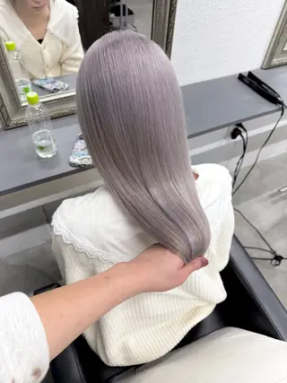 セミロング カラー ブリーチ特化美容室 ☆selene☆のヘアスタイル