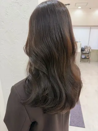 セミロング カラー ヘアアレンジ Aloa透明感ヘア ♡kanami♡のヘアスタイル