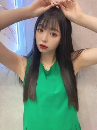 セミロング カラー パーマ 【美髪矯正】 吉村　清志のヘアスタイル