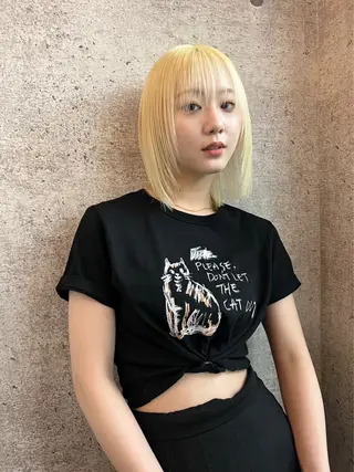 ミディアム iki omotesando所属・KIRYU SARAのヘアスタイル