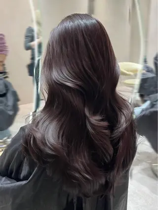 ロング 顔周りカット/ 透明感カラー/ユナのヘアスタイル