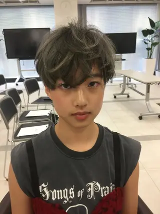 ショート カラー クセ毛特化サロン うめのヘアスタイル