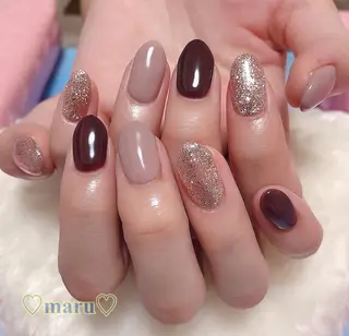 ネイル まるみ ♡のネイルデザイン