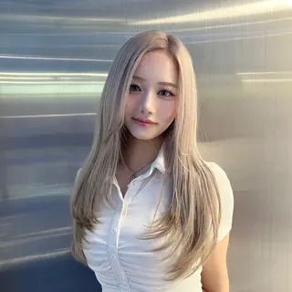 ロング 透明感ハイトーン🫧 Kalin🐈⬛のヘアスタイル