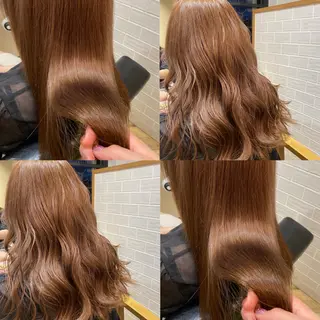 ロング カラー 艶カラー/韓国顔周り 🎀mamiのヘアスタイル