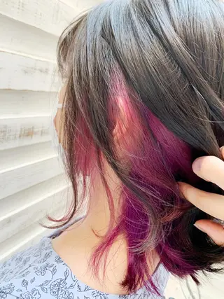 ミディアム カラー ヘアアレンジ 指名支持率NO.1 スタイリストのヘアスタイル