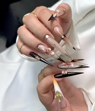 ネイル 長さだし専門店 M2　rikaのネイルデザイン