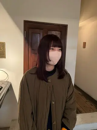 ミディアム カラー 前川 華恋 / room3のヘアスタイル