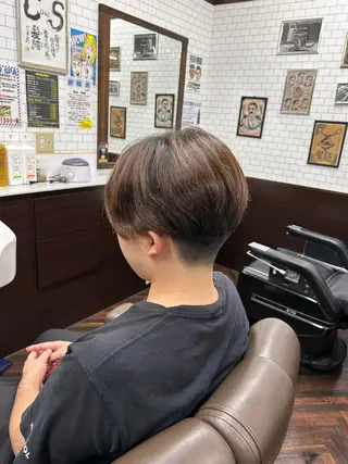 ショート メンズ B.B.Cams西原店所属・無料モデル募集中‼️ 安座間💈のヘアスタイル