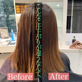 ロング パーマ 髪質改善縮毛矯正✨ ナリタユウヤのヘアスタイル