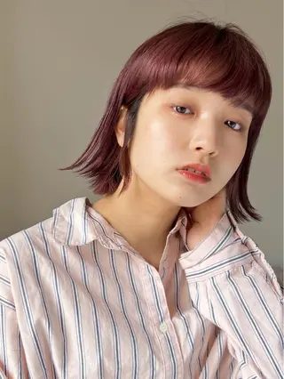 カラー MINX The  pass所属・國米 遥生のヘアスタイル