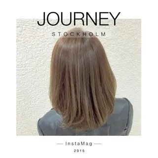 ミディアム セミロング カラー Ly   hair（リーヘア）所属・Lyhair🦊🎀 AKIのヘアスタイル