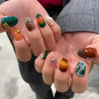 ネイル 平野葵🎀 hair/nailのネイルデザイン