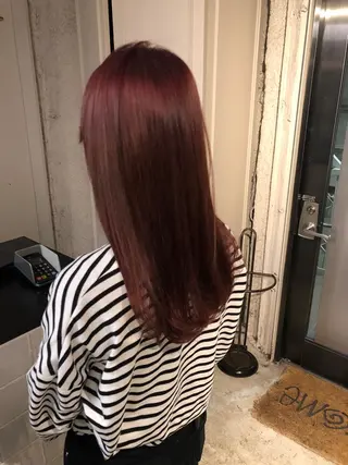 ロング カラー SALOWIN 表参道所属・シンカ 表参道のヘアスタイル