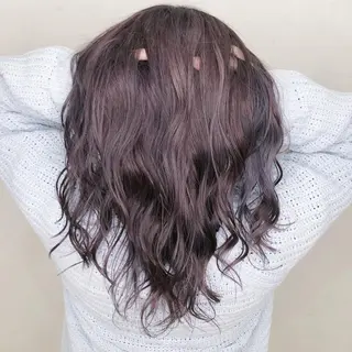 ロング 太白区白髪ぼかし/ ボブカット/千葉達人のヘアスタイル