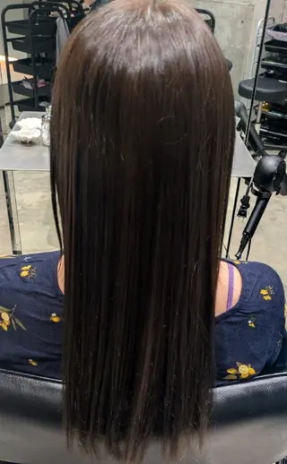 カラー 縮毛矯正💕艶カラー 金川萌萌のヘアスタイル