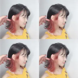 ショート カラー 似合わせ/ブリーチ カラー.岡田友仁のヘアスタイル