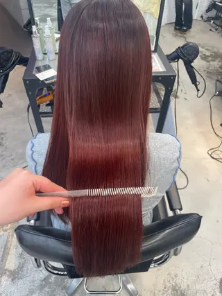 ロング HIKARI🐈⬛ レイヤー×デザインのヘアスタイル