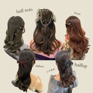 ヘアアレンジ 女性に人気♪ はやしほのかのヘアスタイル