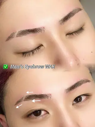 メンズ アイブロウ 𝕂𝕪𝕦𝕟𝕠 韓国風/束感/恵比寿の眉毛・アイブロウイメージ