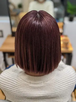 ミディアム カラー Kokeshi/美髪 /脱毛/ヘッドスパのヘアスタイル