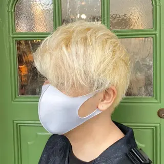 ミディアム カラー メンズ BRITS 渡辺 菜々子のヘアスタイル